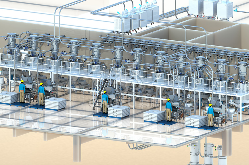 供料系統(tǒng)案例3D圖